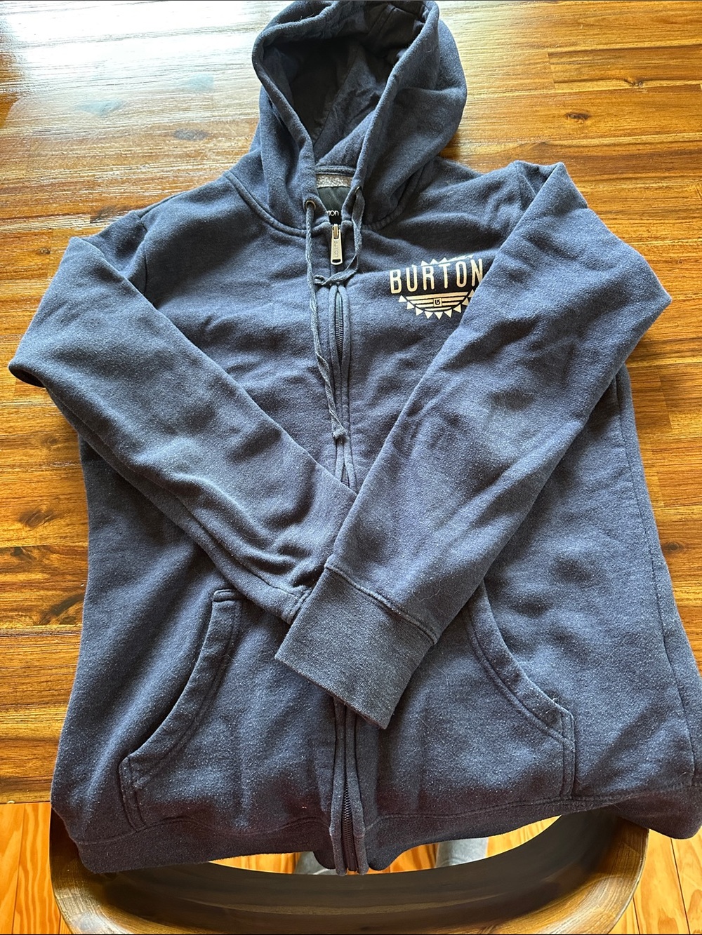 Burton blue hoodie